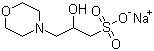 3- (N-嗎啉)-2-羥基丙磺酸鈉鹽