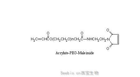 丙烯酸酯聚乙二醇馬來酰亞胺 Acrylate-PEG-Maleimide (ACRL-PEG-MAL)