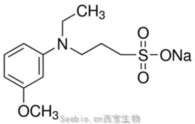 N-乙基- N-(3-磺丙基)-3-甲氧基苯胺,鈉鹽,一水合物, CAS號 82611-88-9